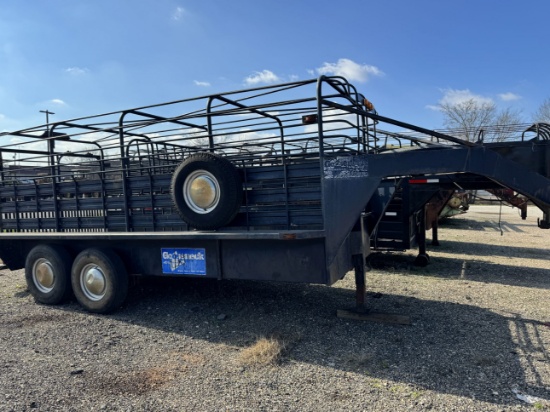 Gooseneck 1988 16ft Livestock Trailer 16GSH6C29JB029161 Franklin TX