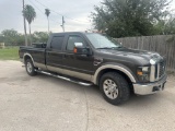 2008 Ford F250 Lariat 4x4 Truck 1FTSW20R38EC47089 178232 MILES Mission TX
