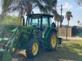 John Deere 5100E 4x4 Tractor JJ403843 MIssion TX