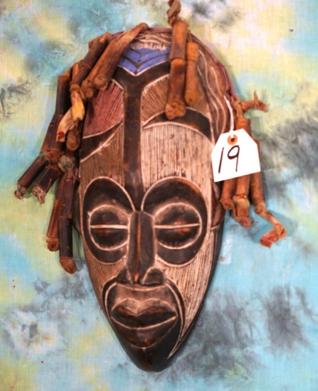 Large Attractive African Mask for Decor