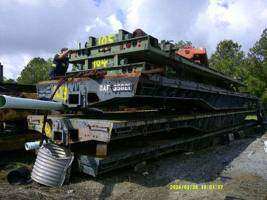 Green flat car 8 ft wide X 40 ft long solid