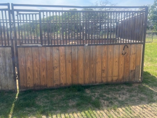Priefert Horse stall panels- half wood Stephenville, TX
