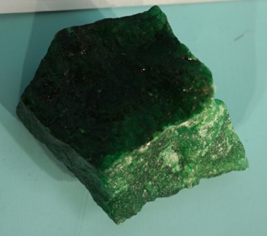 Rough Uncut 783.75 Ct. Natural Columbian Emerald Gemstone with GIR Certification