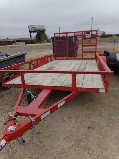 Titled 12'x77' Trailer P&C   2023  .  Utility Trailer  1P9PU1210PM829108  Taylor, TX