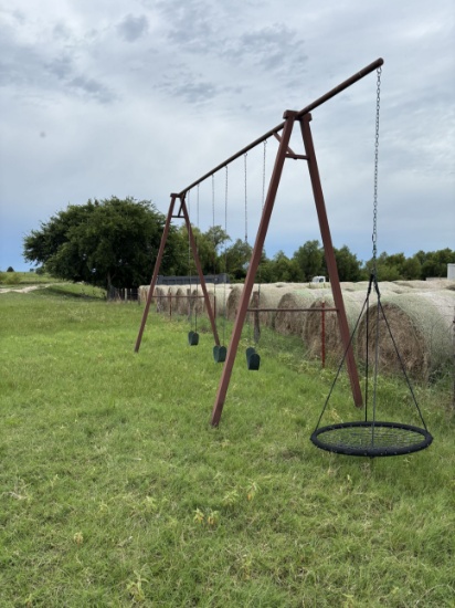 3 Seater Pipe Swing Set Kosse, TX