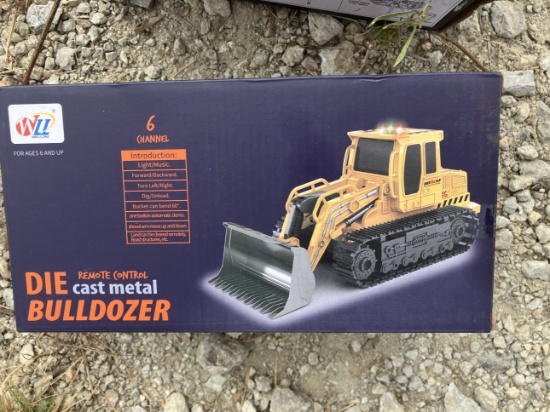 NIB Remote Control Die Cast Bulldozer Franklin TX