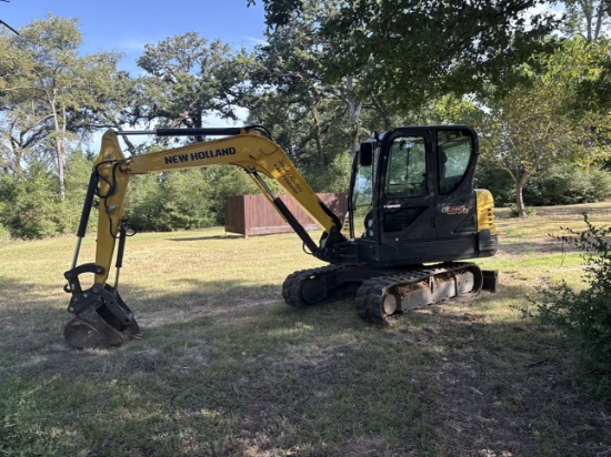 New Holland E57C Excavator . Franklin, Tx