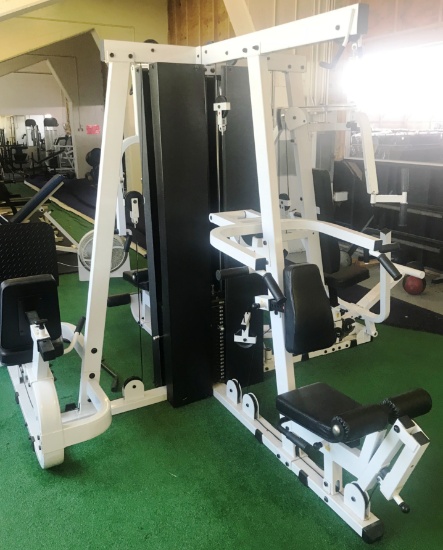 Multi station workout/exercise machine