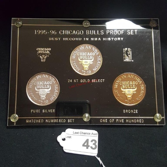 1995-1996 Chicago Bulls Proof Set