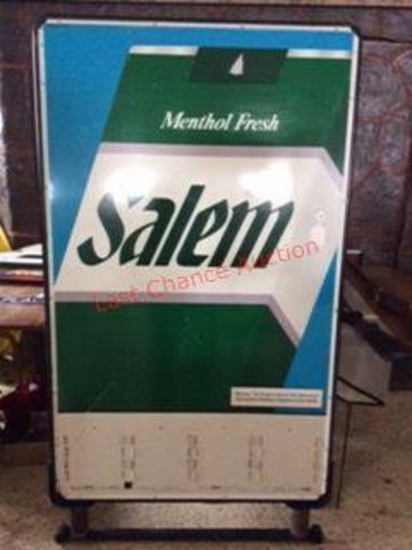 Salem Cigarette Menthol Fresh Metal Sign (2 Sided)