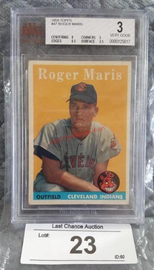 Roger Maris 1958 Topps #47 Rookie