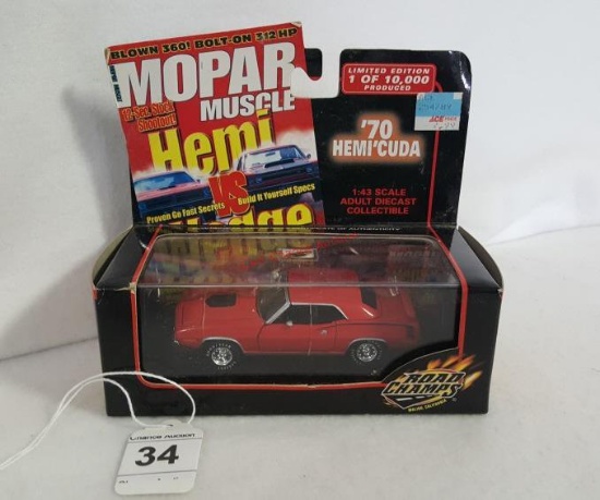 1970 Plymouth Hemi Cuda 1:43 Road Champs