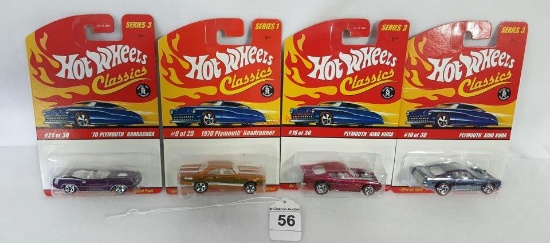 (4) Dodge Hot Wheels Classics 1:64 (NIB )