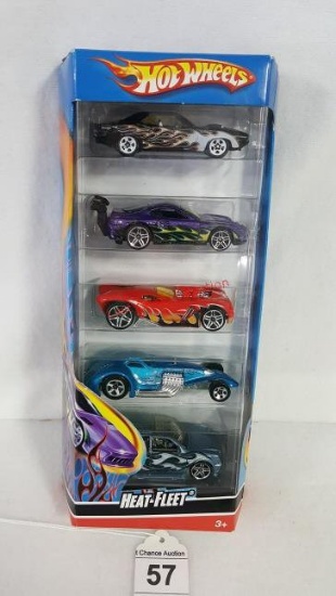 Hot Wheels 5 Pack Heat Fleet 1:64 (NIB )