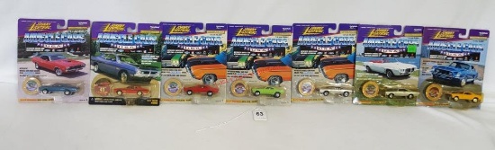 (6) Johnny Lightning Muscle Cars 1:64 (NIB )