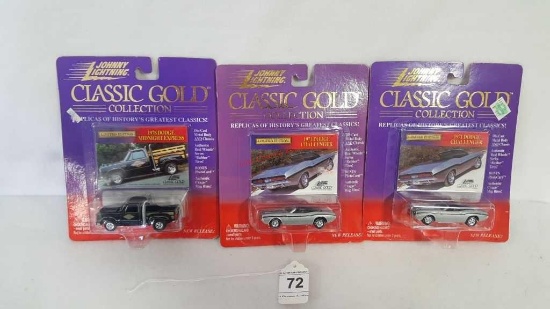 (3) Johnny Lightning Classic Gold Collection (NIB )