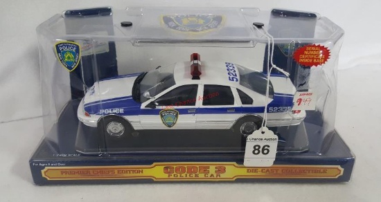 Code 3 Police Car Premier Chiefs Edition (NIB )