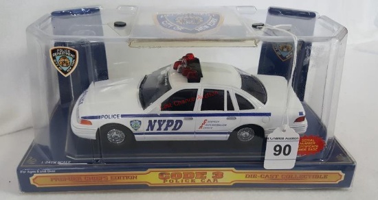 Code 3 Police Car Premier Chiefs Edition (NIB )