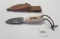 Elk Horn Hunting Knife & Sheath