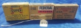 Federal, Remington, & Western (Pristine Condition)20ga Ammo