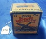 Peters High Velocity 20ga Ammo