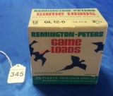 Remington-Peters Game Loads (Pristine Condition) 12ga Ammo