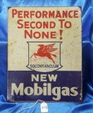 Mobilgas Tin Sign