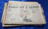 WWII (1942/1943/1944)  Newspapers W/Nazi Headlines