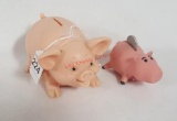 Wind Up Pig & Piggy Bank