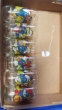 Smurf Glasses Set Of 6