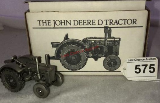 John Deere "D" Tractor "Pewter"
