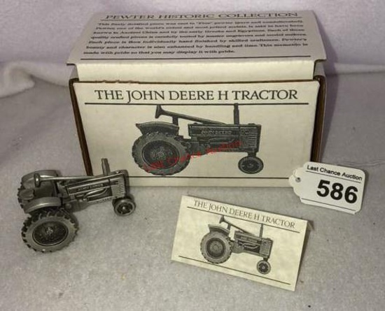 John Deere "H" Tractor "Pewter"