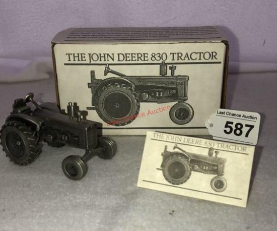 John Deere "830" Tractor "Pewter"