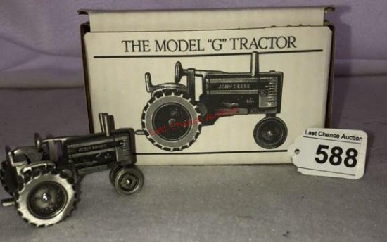 John Deere Modelj "G" Tractor "Pewter"