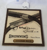 Browning Authorized Dealer Counter Display