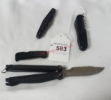 Four Pocket Knives