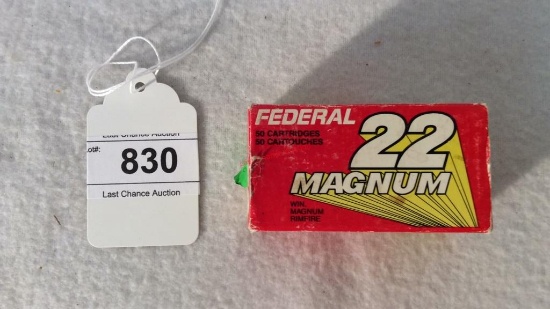 Federal 22 Magnum Full Box