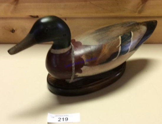 Wooden Duck By Tom Taber