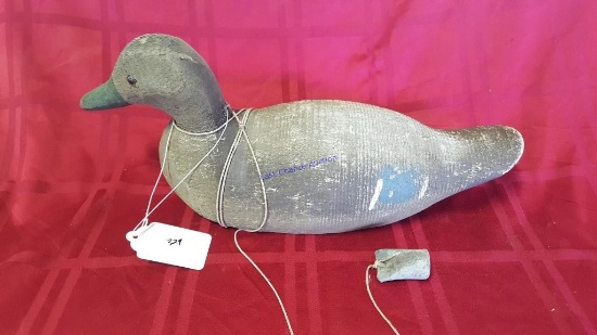 Wooden Duck Decoy