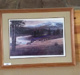 High Country Crossing Framed Print
