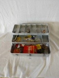 Silver Tackle Box W/ Tackle