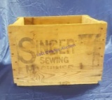Singer Sewing Machine Wood Box