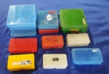 Assorted Plastic Ammo Cases