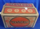 Western Premium Beer Box W/ 24 Epmty Bottles Cold Springs, MN