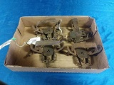 Four #2 Victor Coil Spring Animal Traps