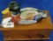 Duck on Wooden Box