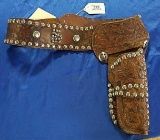 Studded Leather Holster and Belt