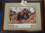 1997 kRemington Wildlife Series Grizzly Print