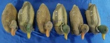 6-Vintage Duck Decoys with Weights