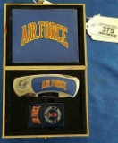 Air Force Folding Knife and Lighter